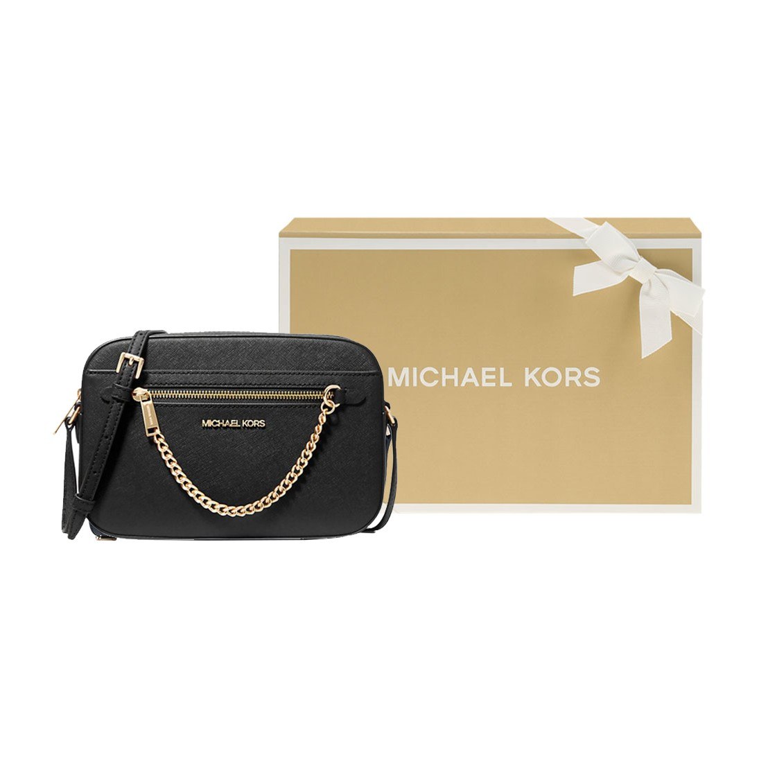 Michael Kors Jet Set Camera Bag Black