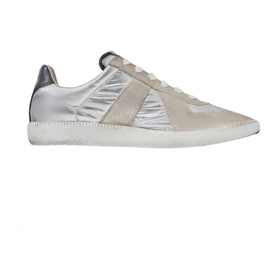 Maison Margiela Replica Low Top Sneakers Silver