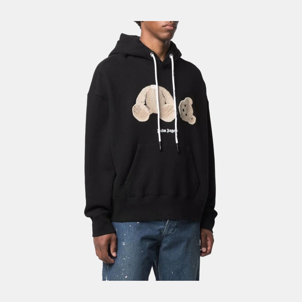 Palm Angels Bear Hoodie Black