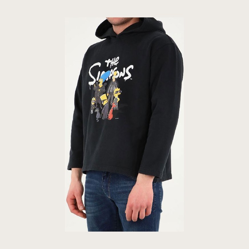 Balenciaga SS22 Hoodie Black