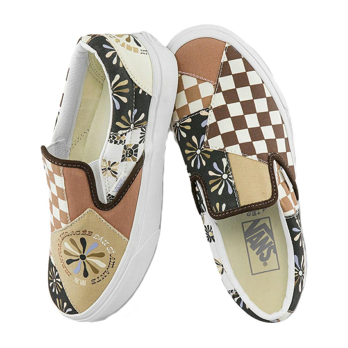 Vans Slip-On Brown White
