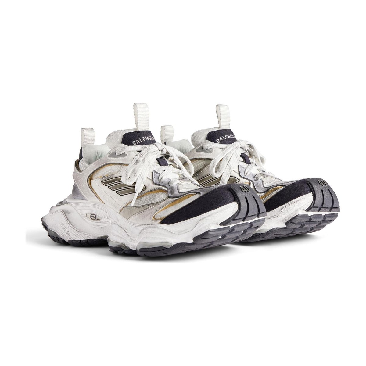 Balenciaga Cargo Low White Grey