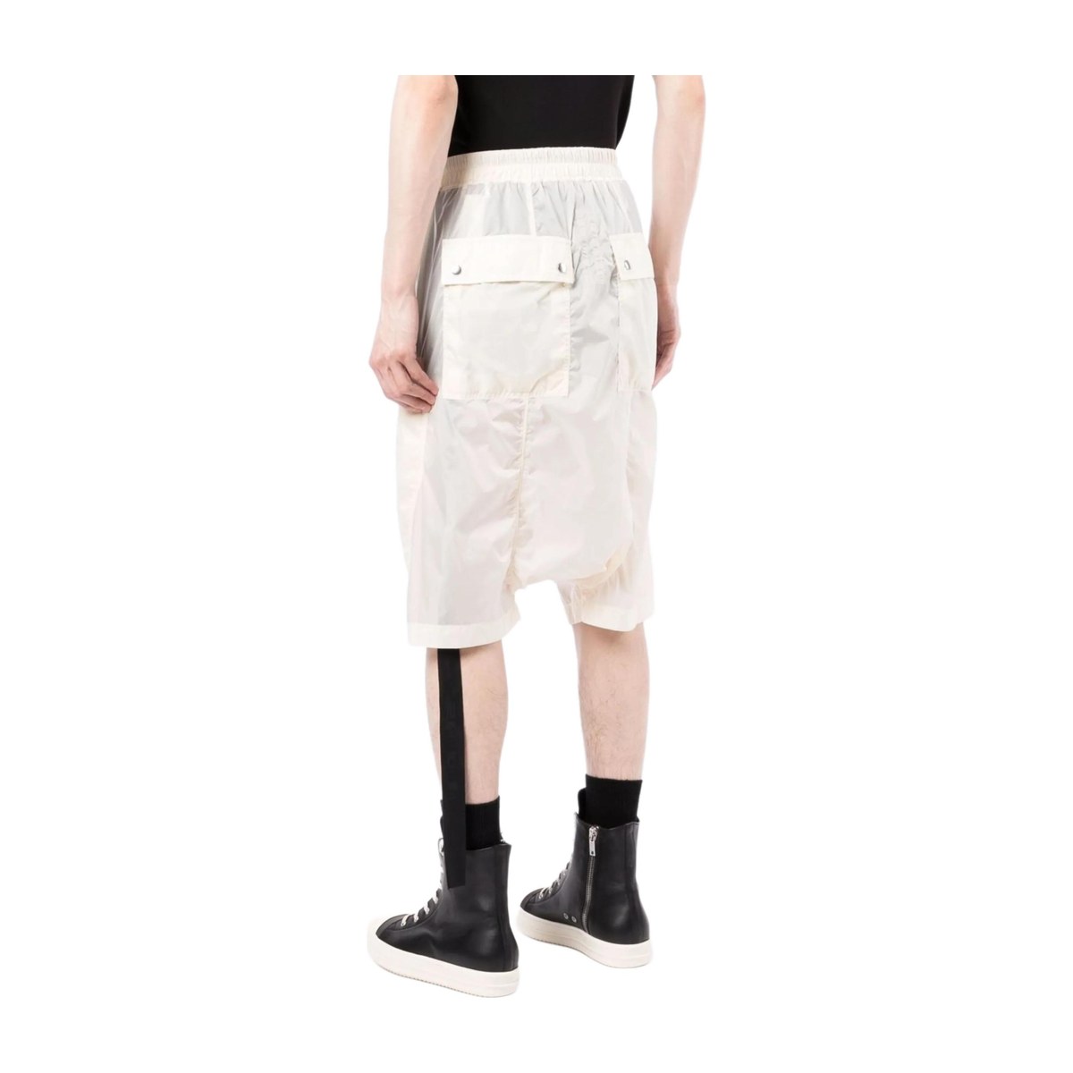 Rick Owens DRKSHDW White Shorts