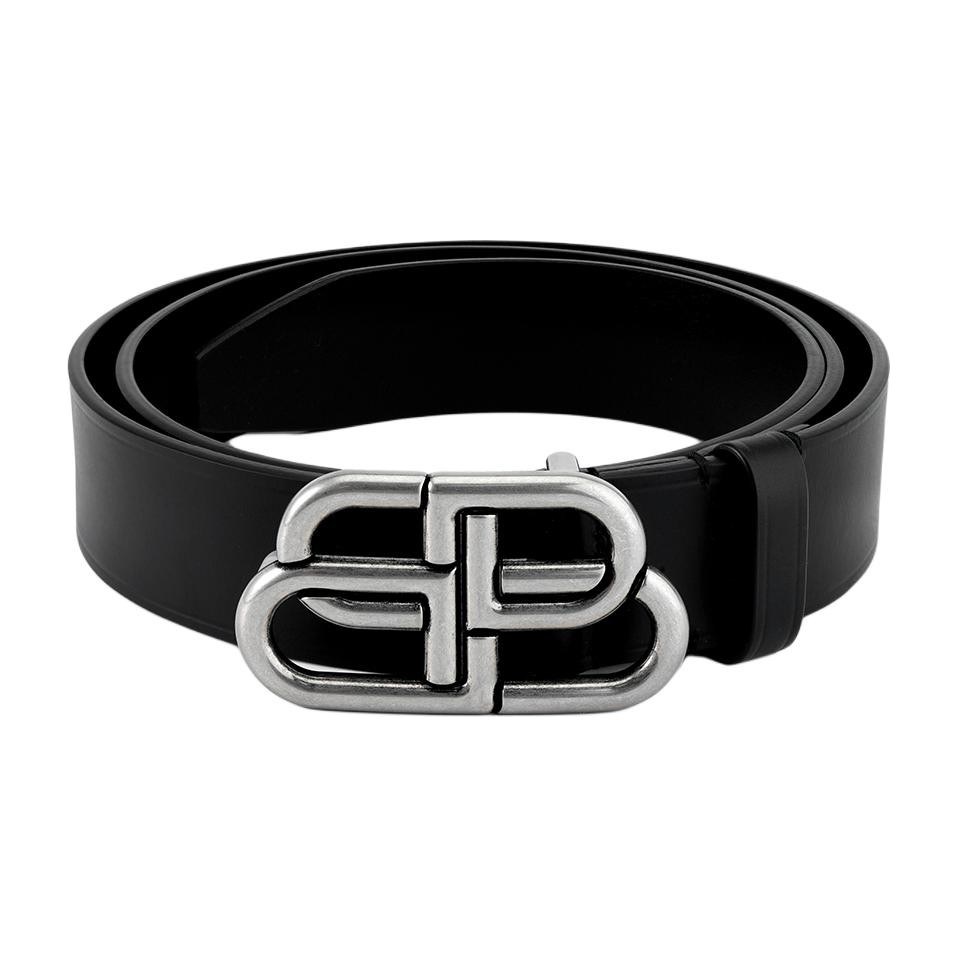 Balenciaga BB Smooth Buckle Belt