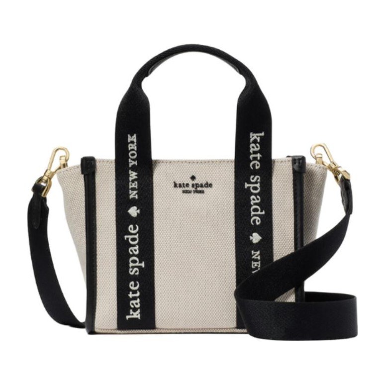 kate spade Kip Tote Bag Beige Black