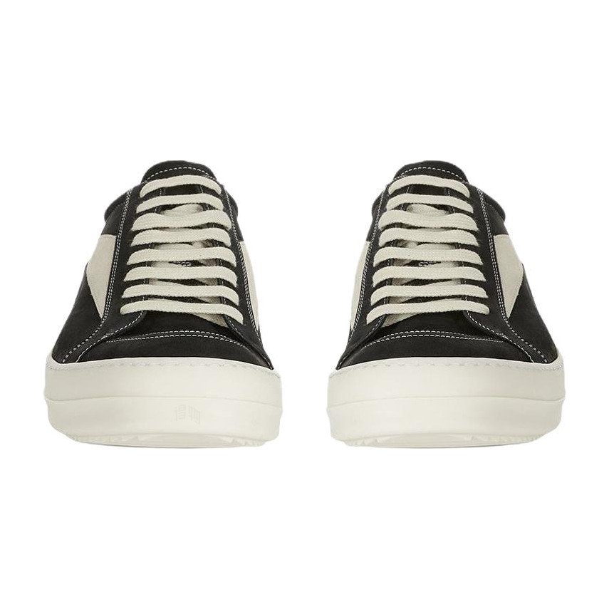 Rick Owens Low Top Sneakers Black White
