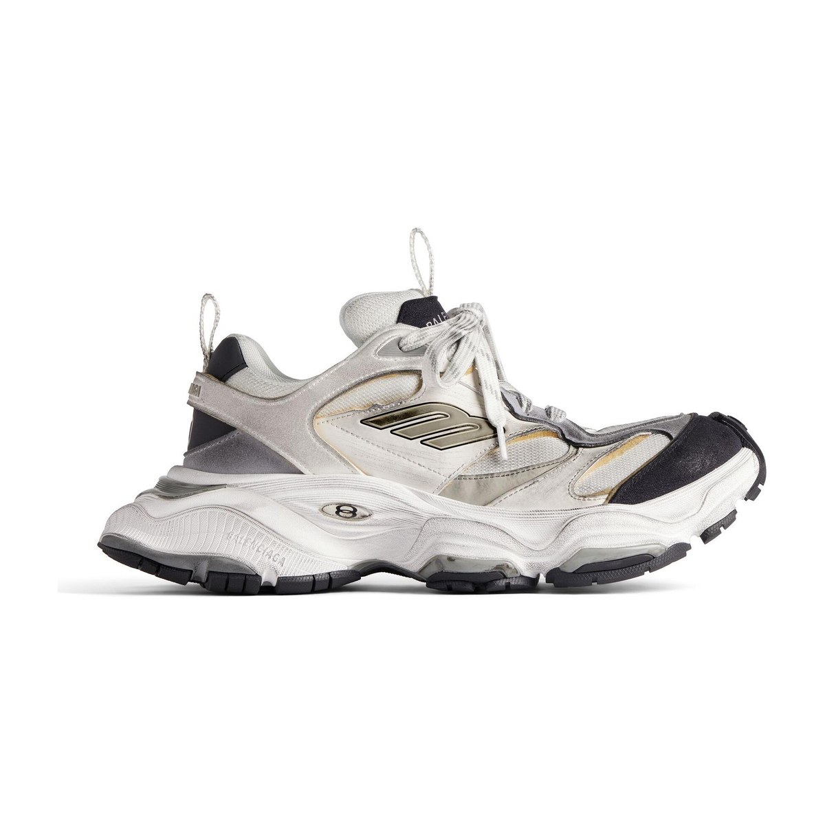 Balenciaga Cargo Low White Grey