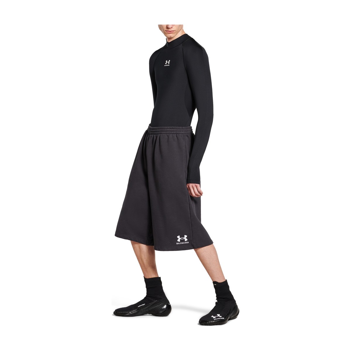 Balenciaga x Under Armour SS25 Logo Print Shorts
