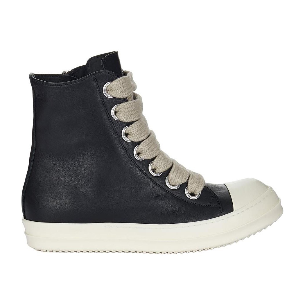 Rick Owens High Top Sneakers Black