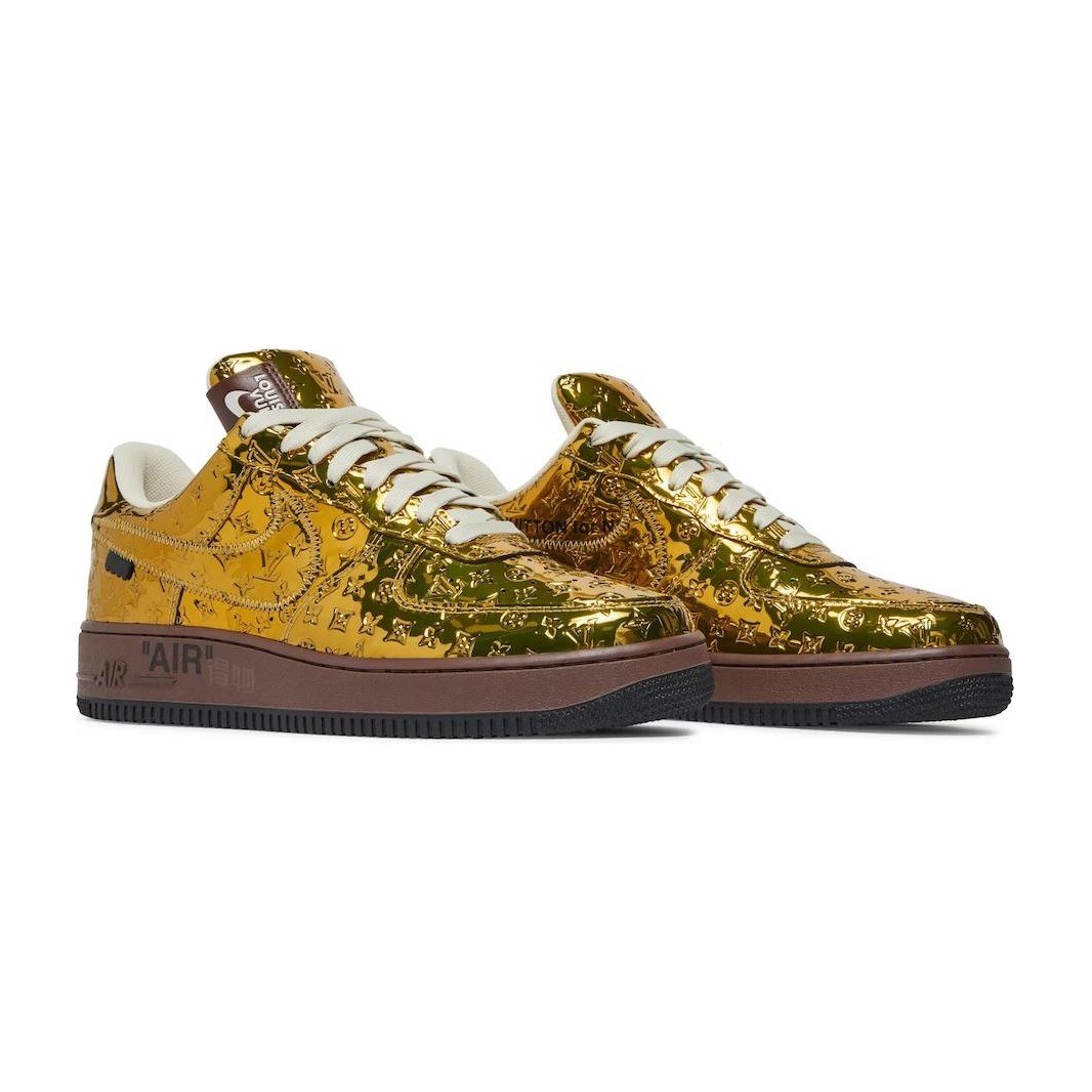 Nike x Louis Vuitton Air Force 1 Low Gold