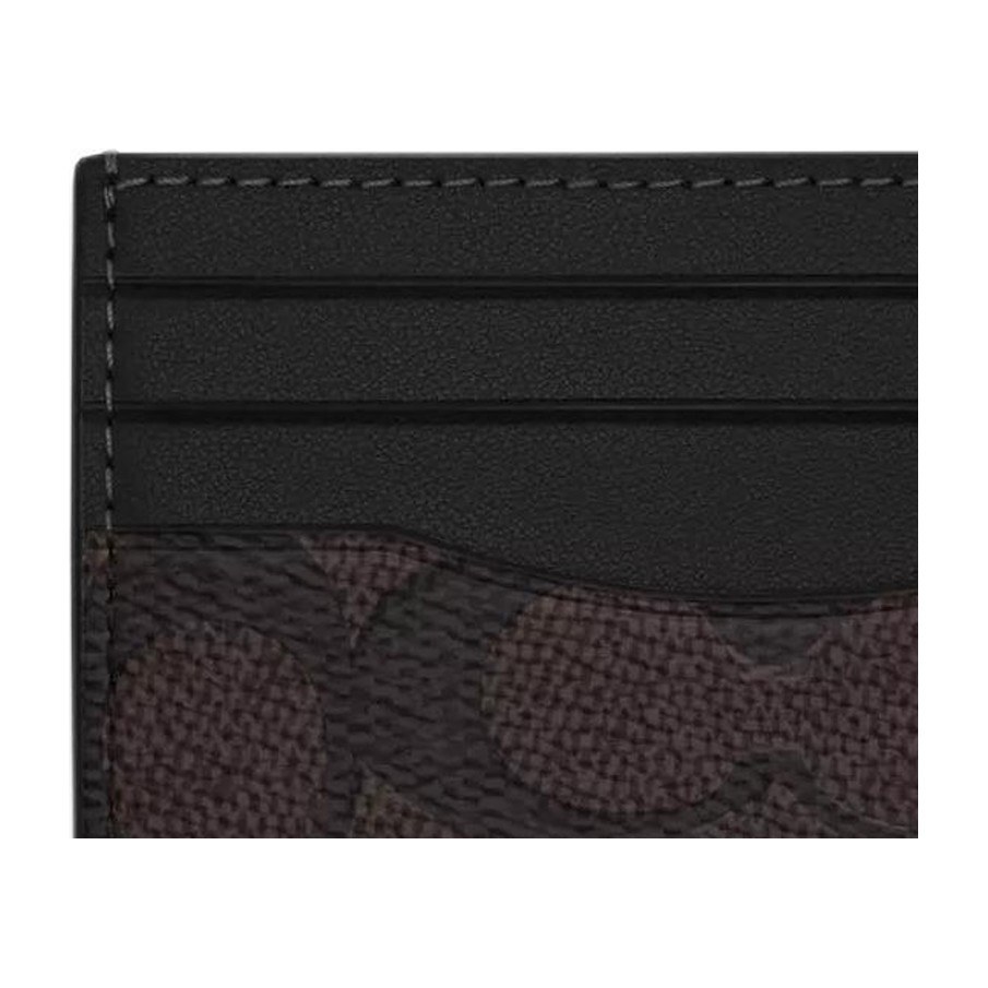 COACH Logo Multi-Card Mini Wallet Black