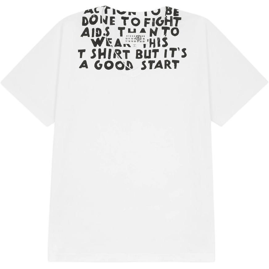 MM6 Maison Margiela SIDA V-neck T-shirt