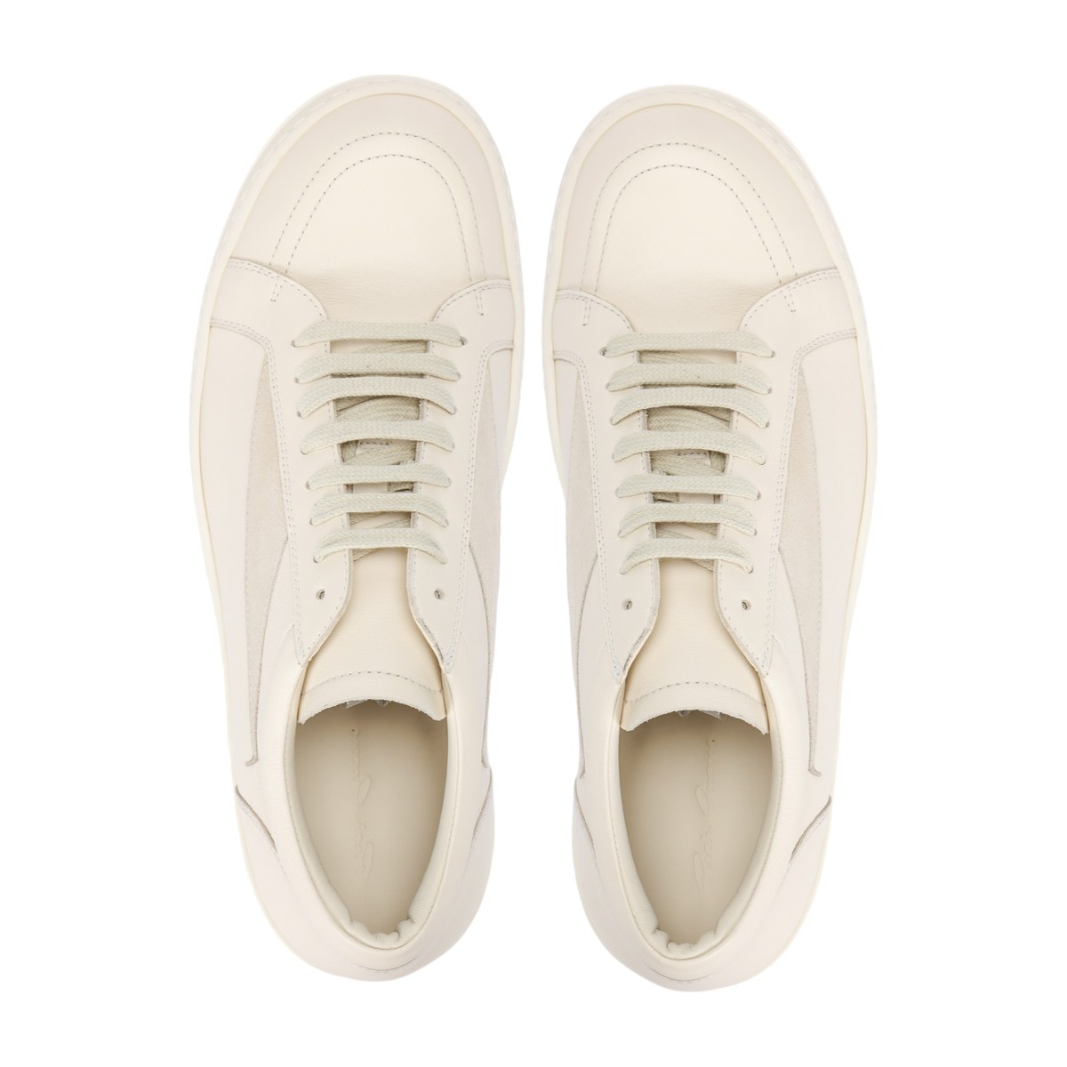 Rick Owens Low Top Sneakers White