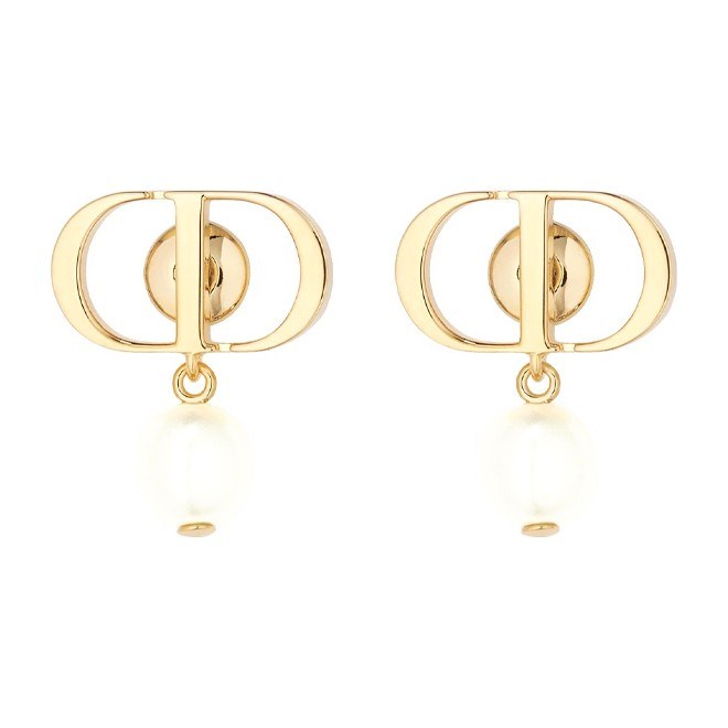 DIOR PETIT CD Metal Earrings Gold