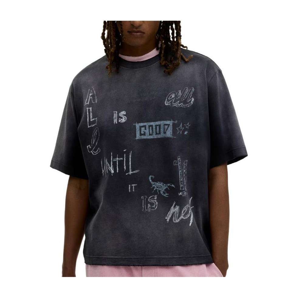 H&M Relaxed Ribbed Crew Neck T-Shirt