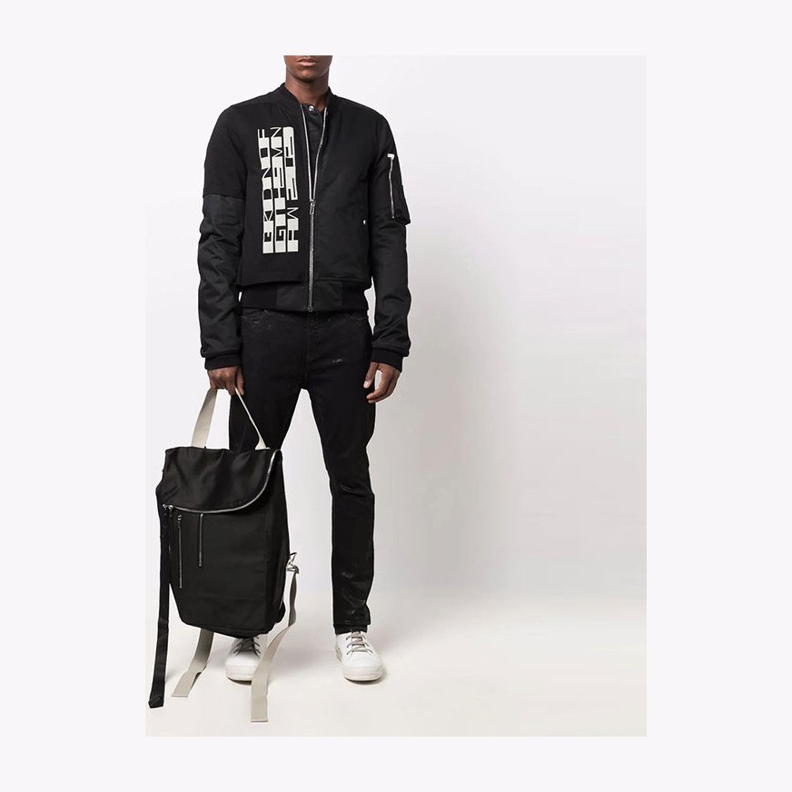 Rick Owens DRKSHDW FW21 Bomber Jacket Black