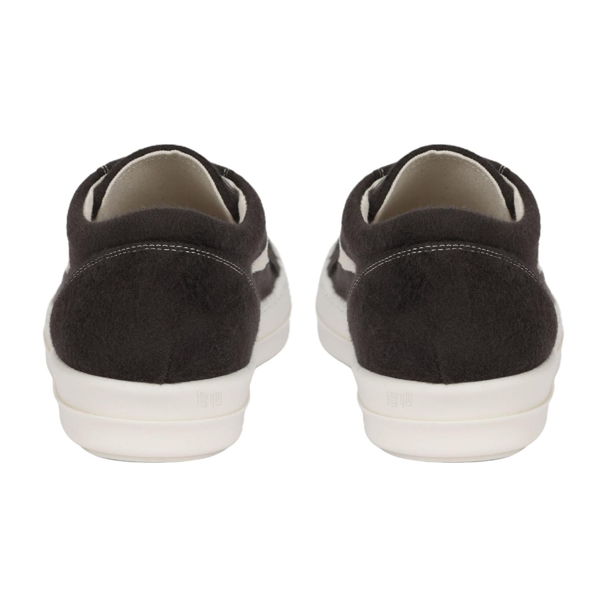 Rick Owens DRKSHDW Suede Lace-Up Platform Low Sneakers Brown
