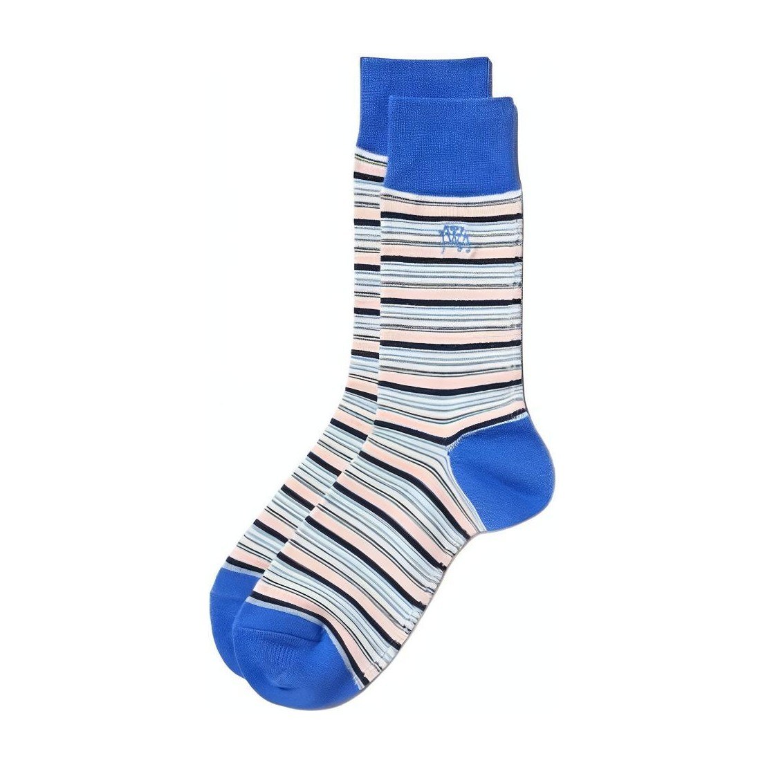 UNIQLO x JW Anderson SS24 Colorblock Stripe Socks Blue