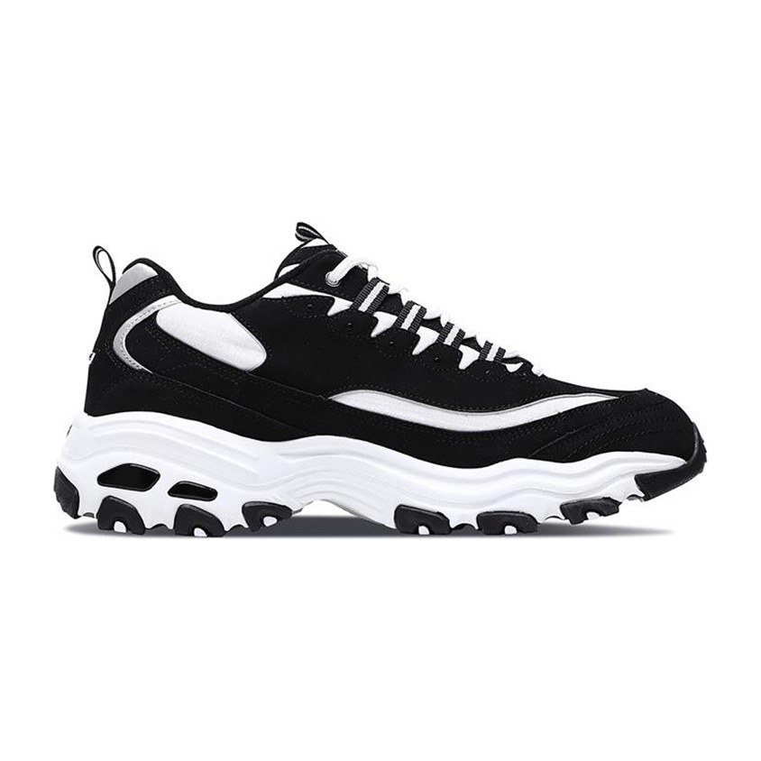 Skechers D'LITES 1.0 Black White