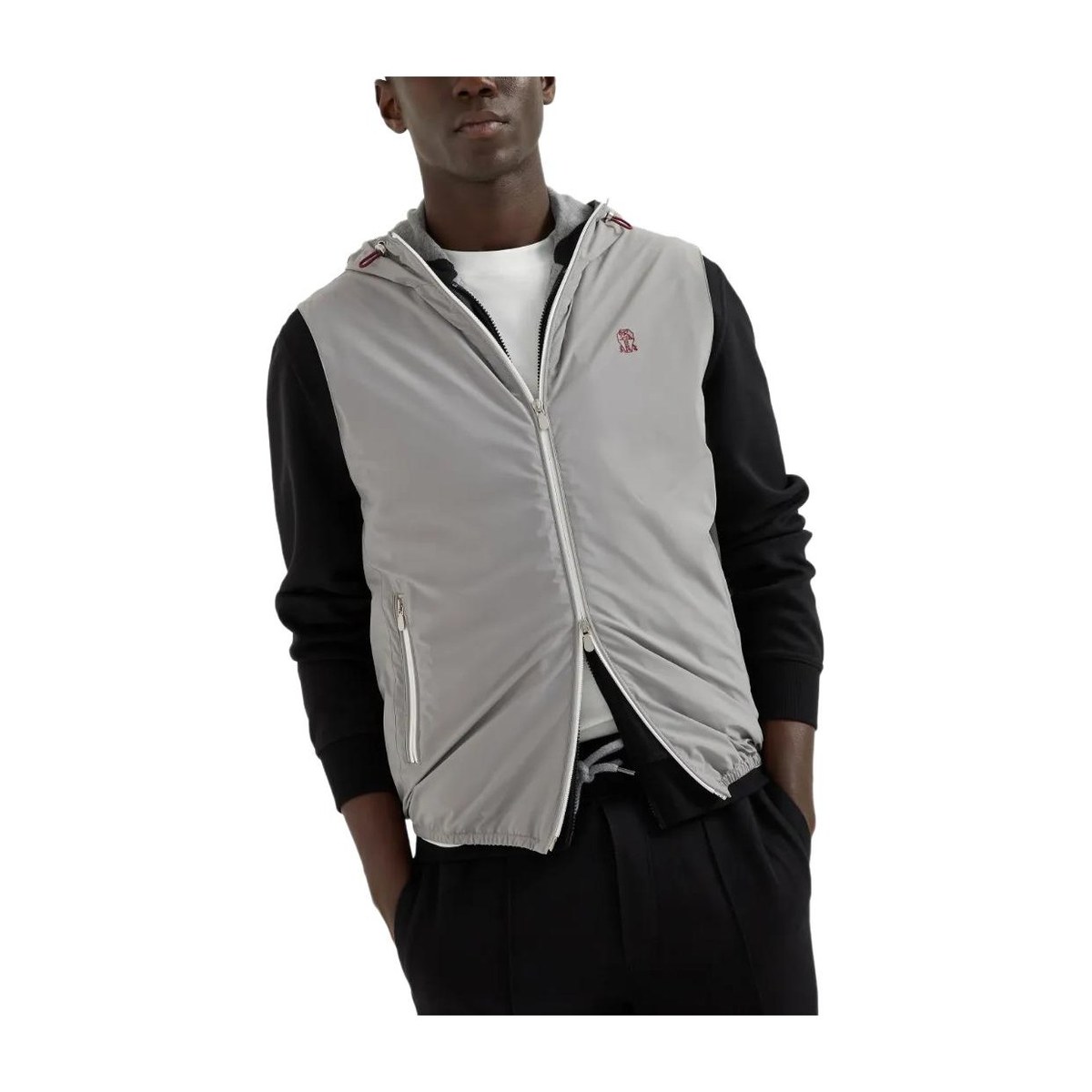Brunello Cucinelli SS25 Grey Vest