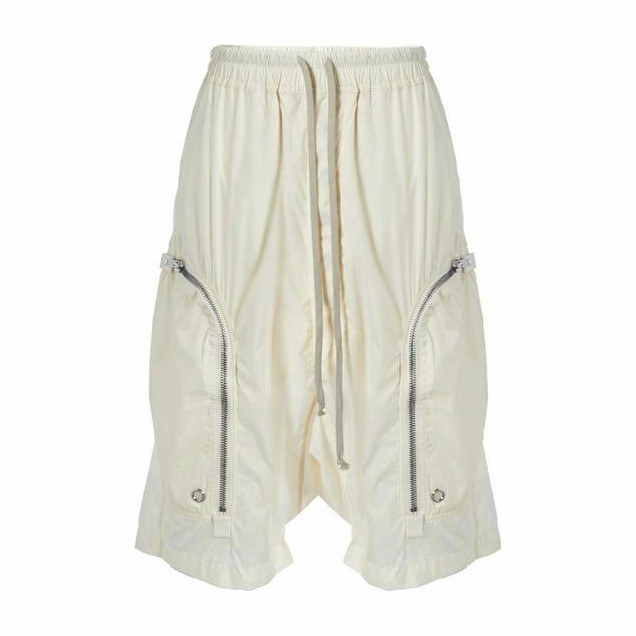 Rick Owens DRKSHDW White Shorts