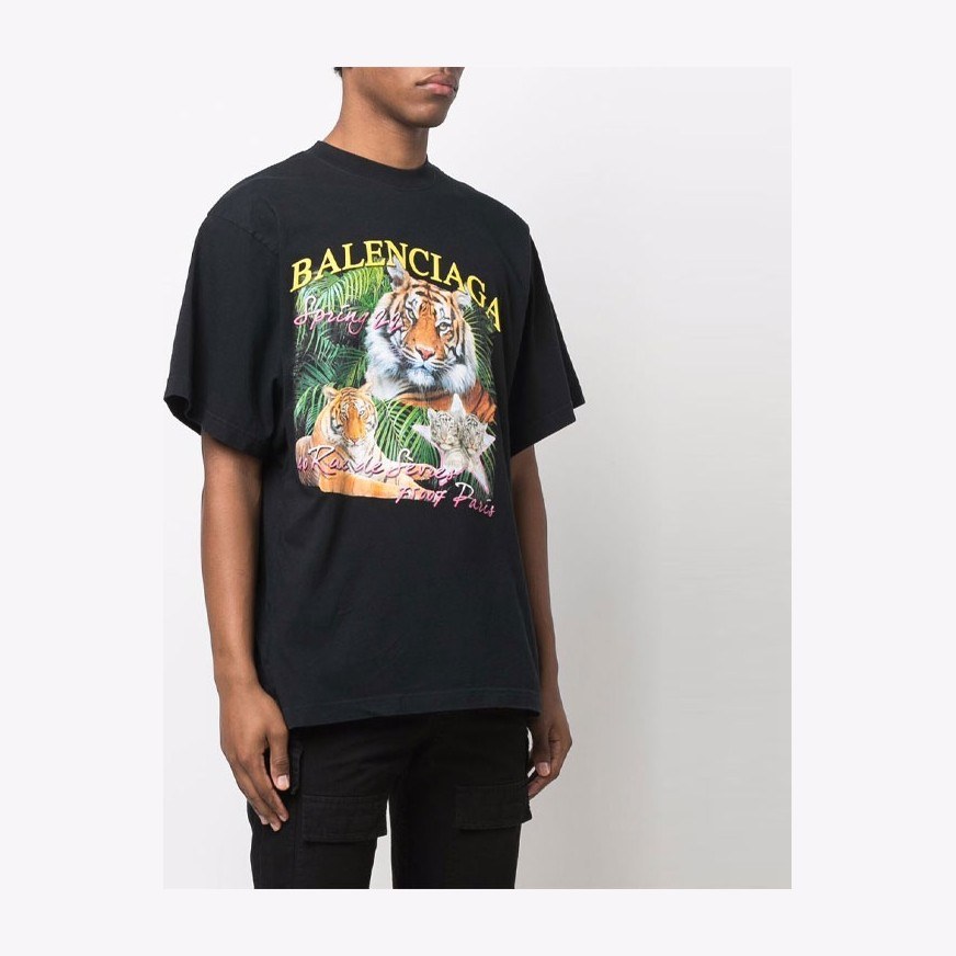 Balenciaga SS22 Tiger Print T-Shirt