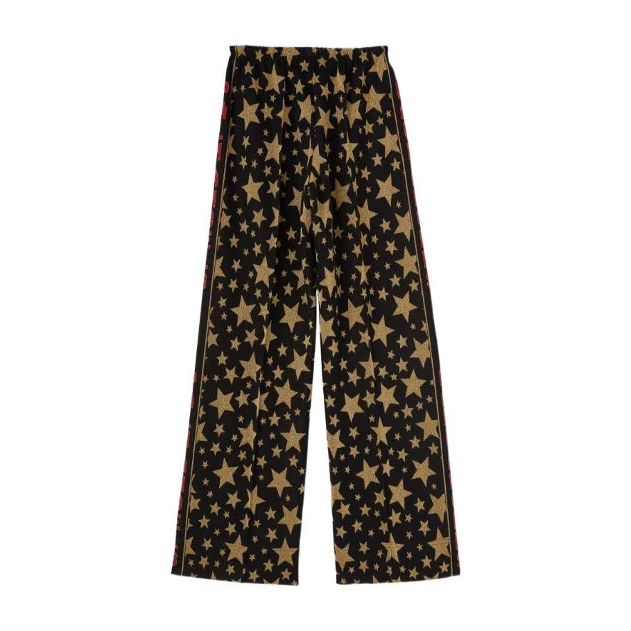 Palm Angels Wide Leg Track Pants Black