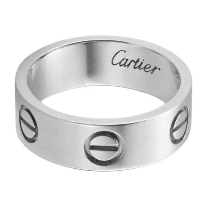 Cartier LOVE Ring 18K White Gold 5.5mm
