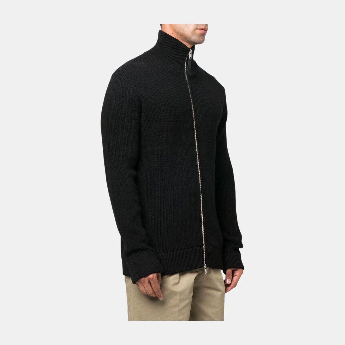 Maison Margiela Obsidian Black Cardigan