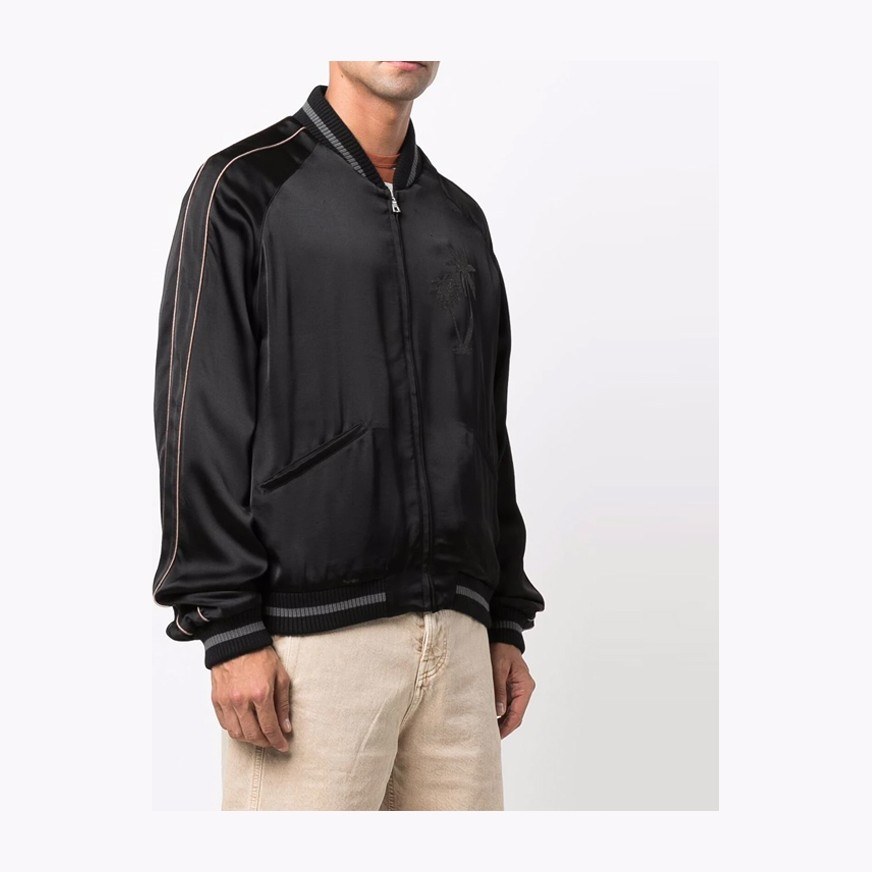 Palm Angels x Team Wang Bomber Jacket Black