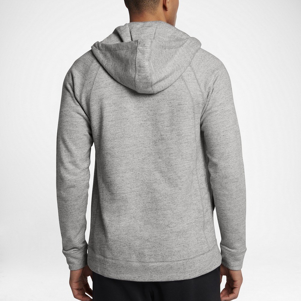 Jordan Logo Zip Hoodie Grey