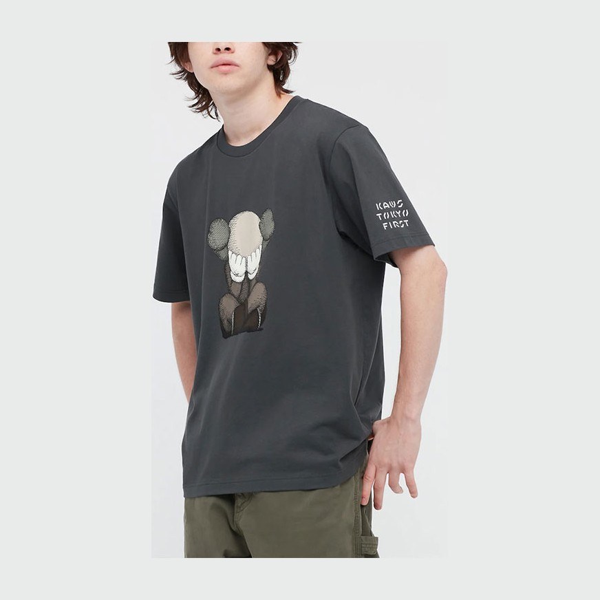 UNIQLO x KAWS Graphic Tee Dark Grey