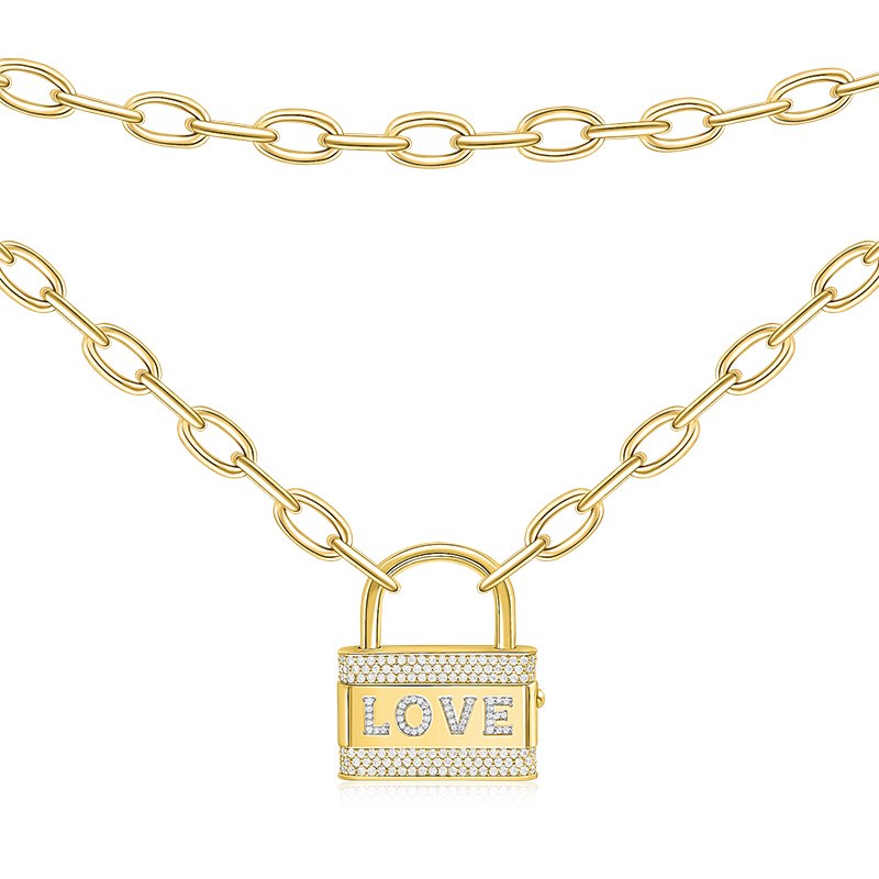 apm Monaco LOVE Pendant Necklace