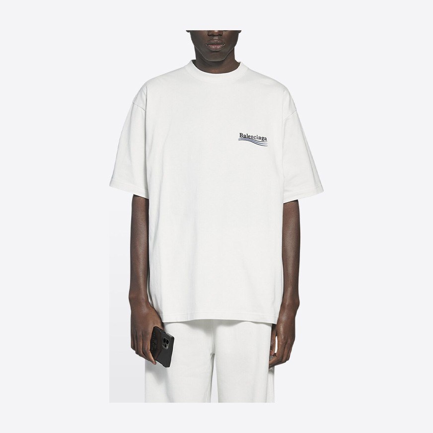 Balenciaga Political Campaign T-Shirt White