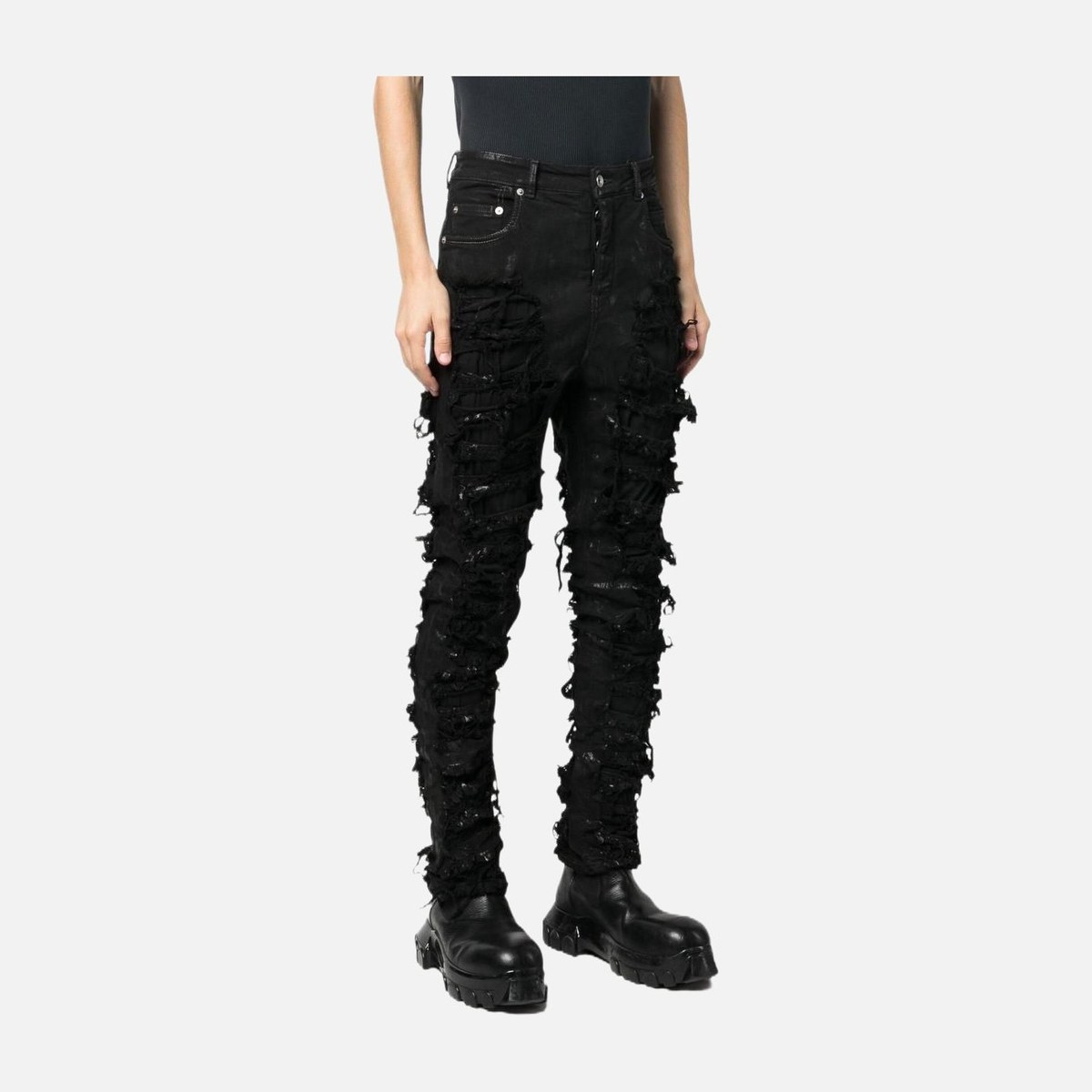 Rick Owens RO FW22 Black Jeans