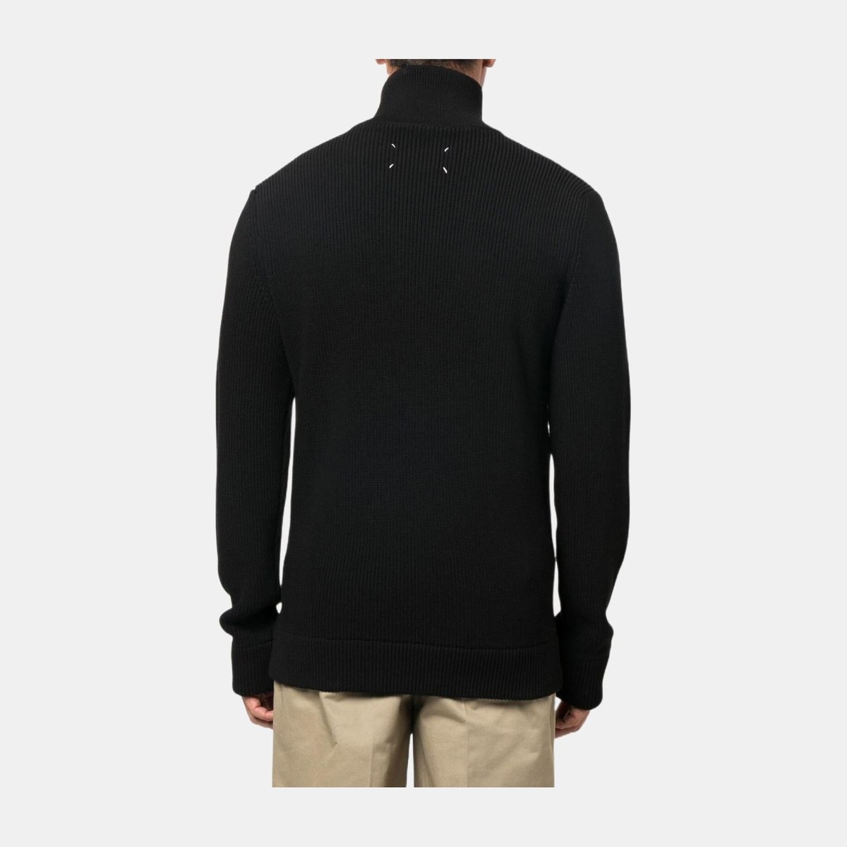 Maison Margiela Obsidian Black Cardigan
