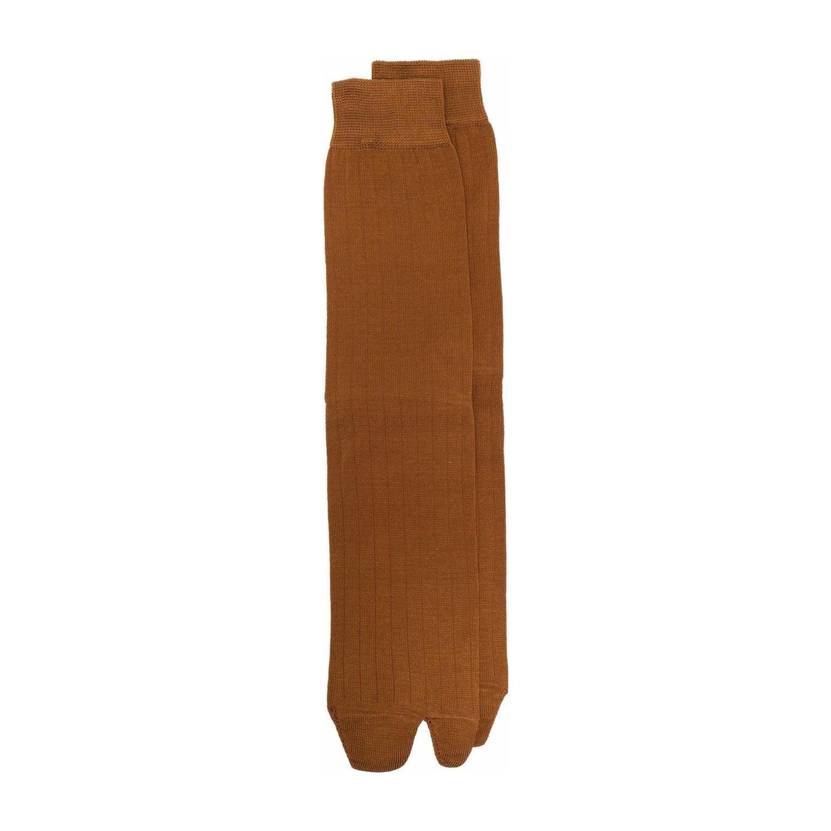 Maison Margiela Brown Knit Socks