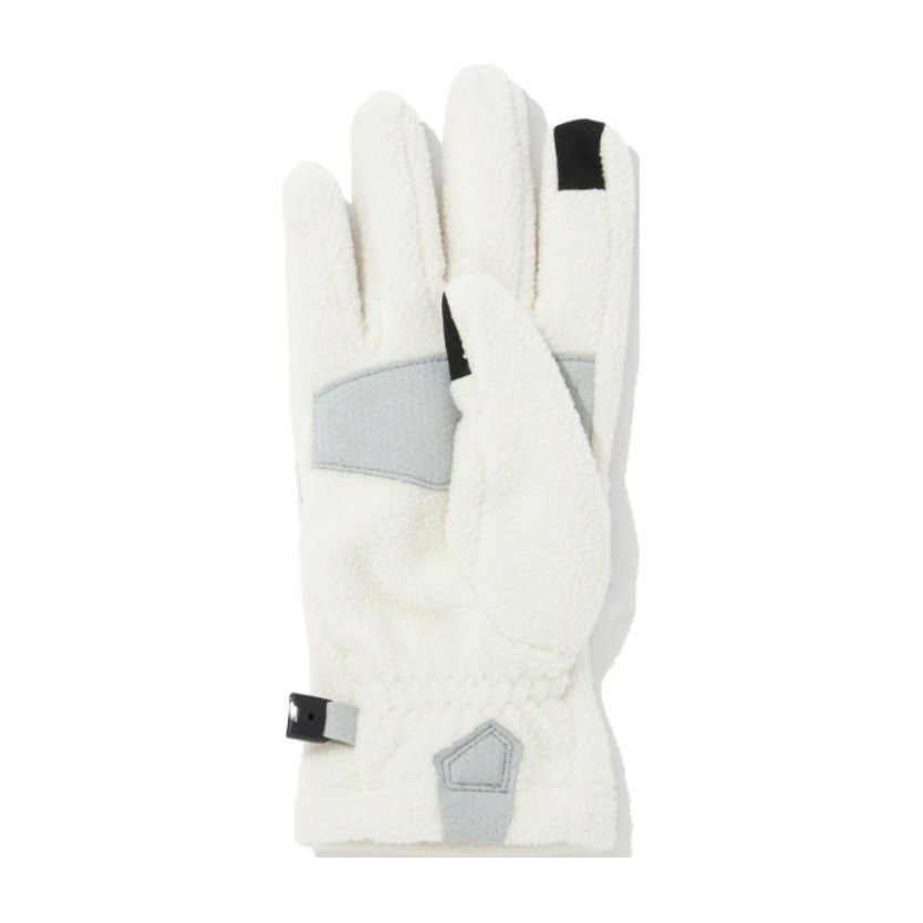 The North Face Logo Gloves White