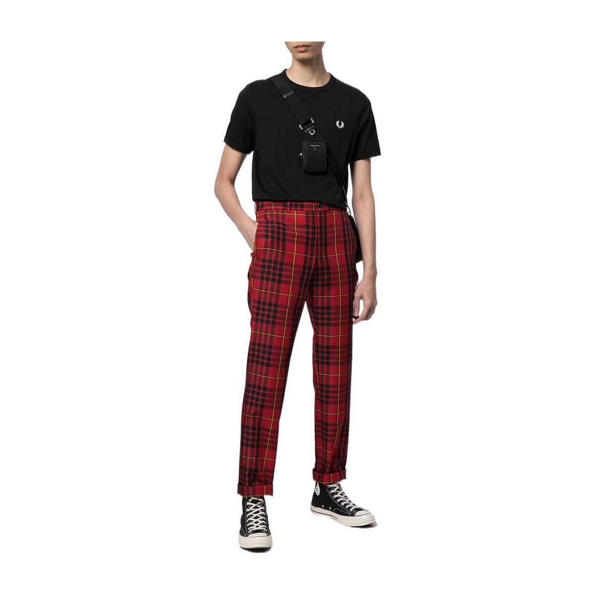 Fred Perry Logo Embroidered T-Shirt