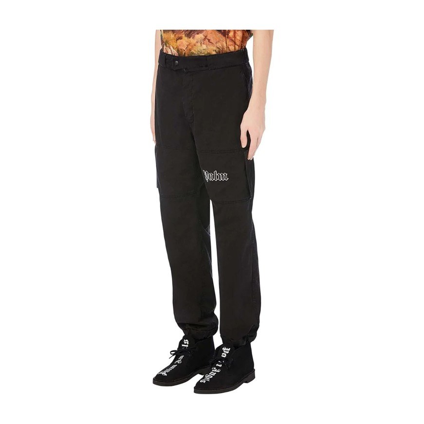 Palm Angels Cargo Pants Black