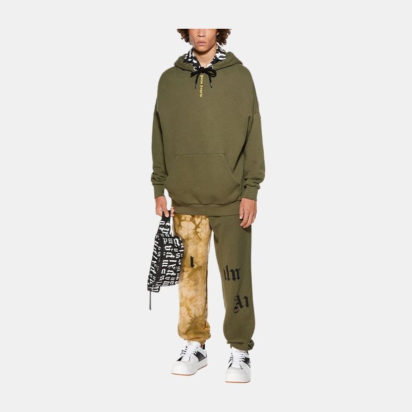 Palm Angels SS21 Logo Hoodie Green