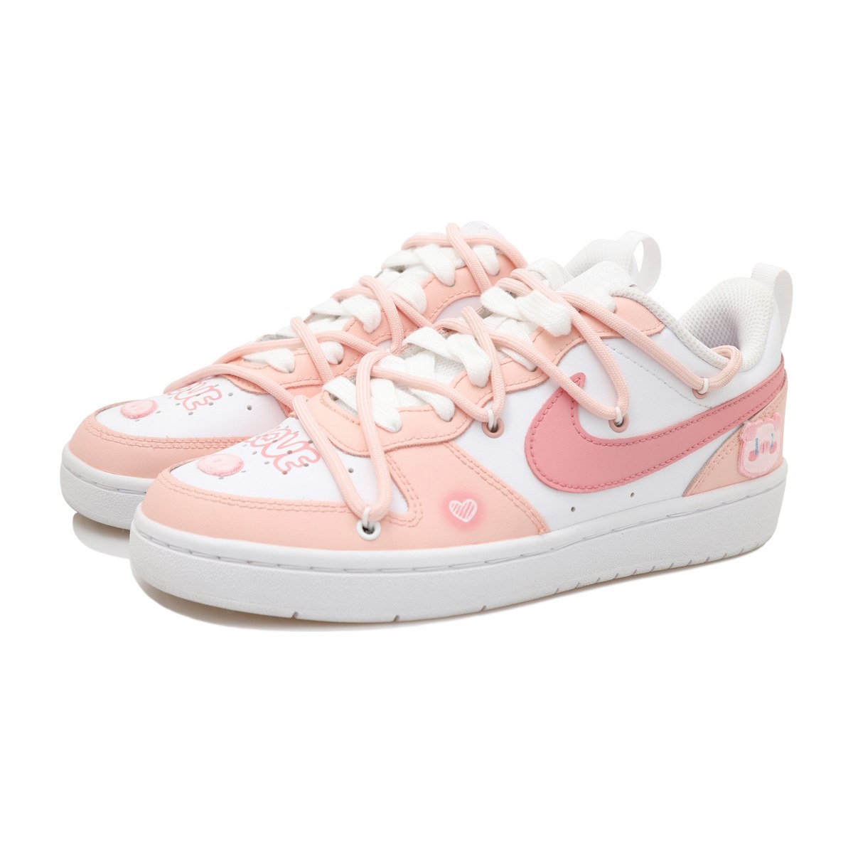 Nike Court Borough Low Pink White