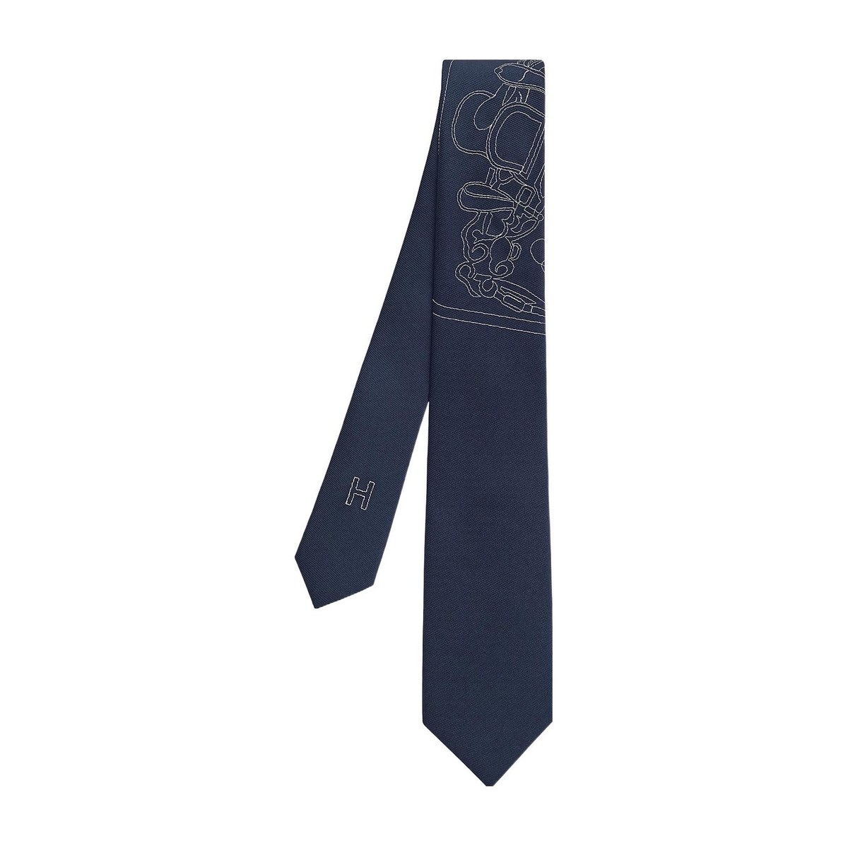HERMES Tie 7 Brides de Gala