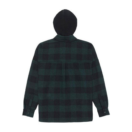 Palm Angels Hooded Jacket Deep Green