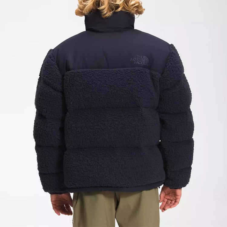 The North Face Logo Puffer Jacket Navy