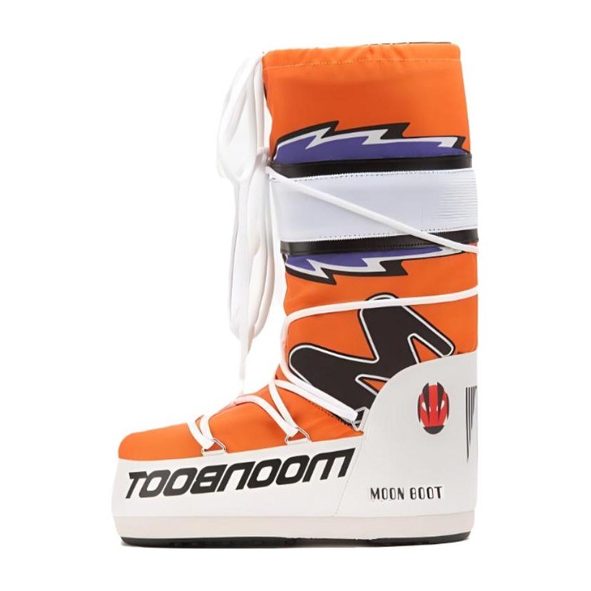 Moon Boot Icon Retrobiker M Orange White Black