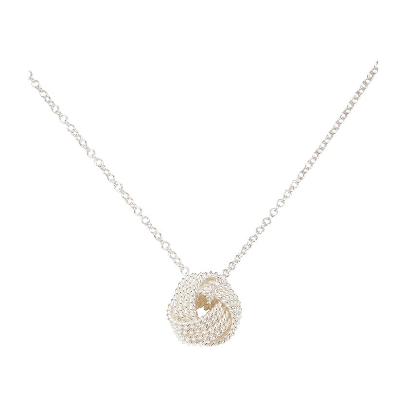 Tiffany & Co. Lucky Knot Pendant Necklace