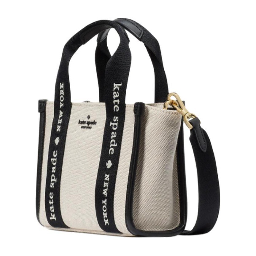 kate spade Kip Tote Bag Beige Black