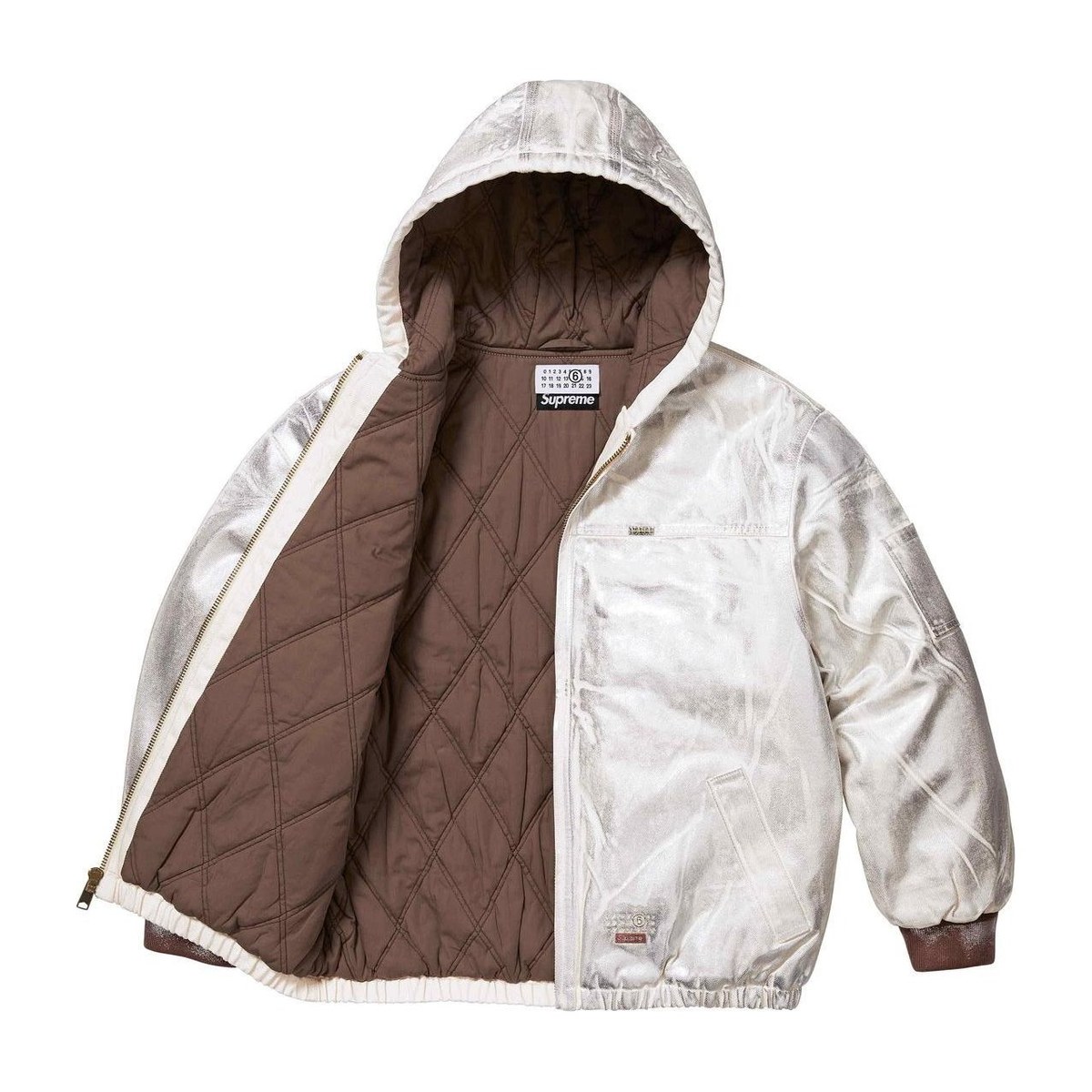 Supreme x MM6 Maison Margiela Foil Hooded Work Jacket