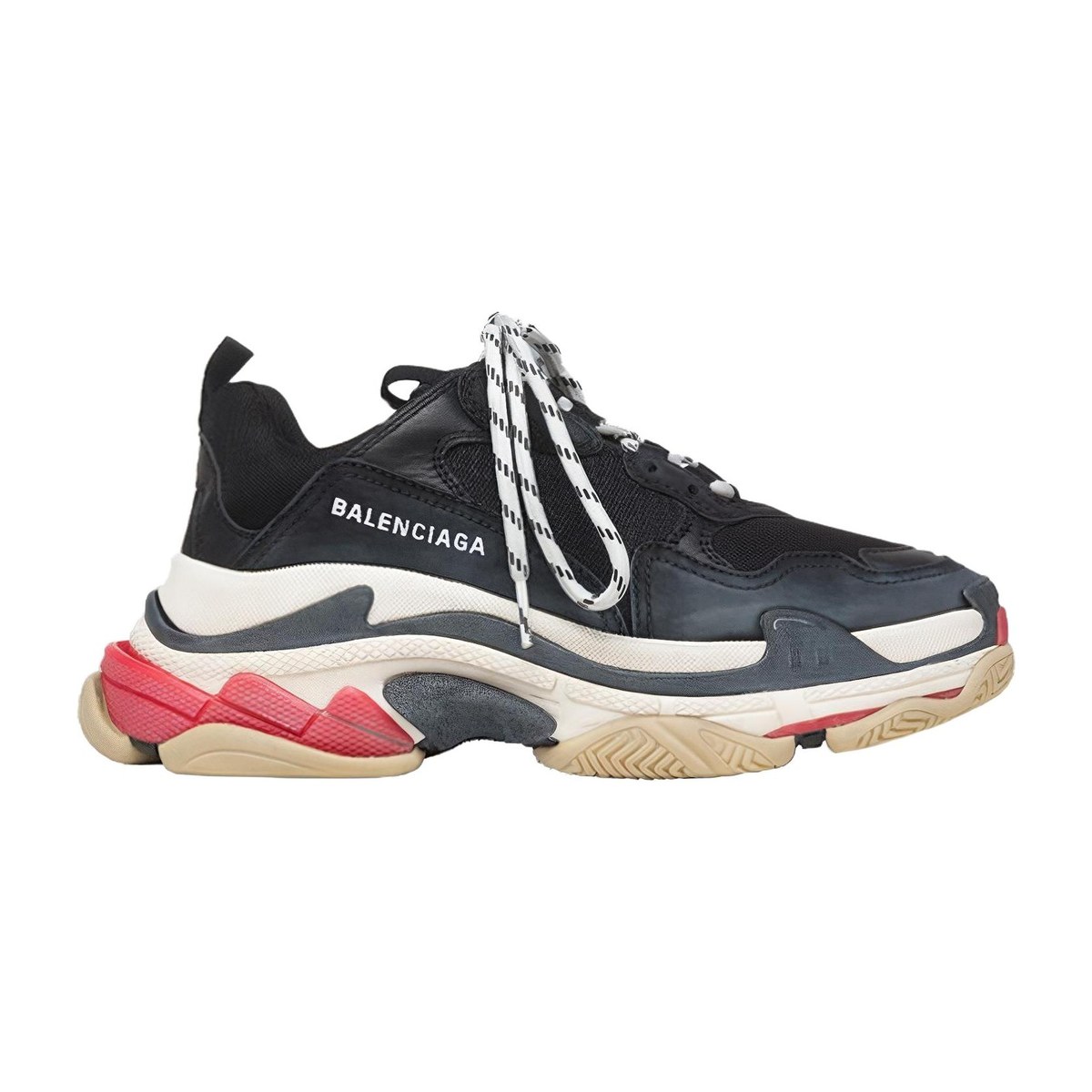 Balenciaga Triple S Black Red